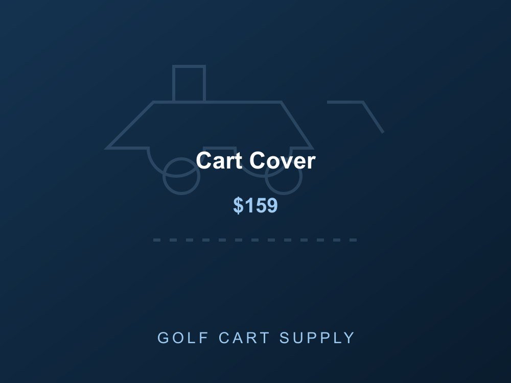 Cart Cover from Golf Cart Supply