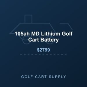 105ah MD Lithium Golf Cart Battery from Golf Cart Supply