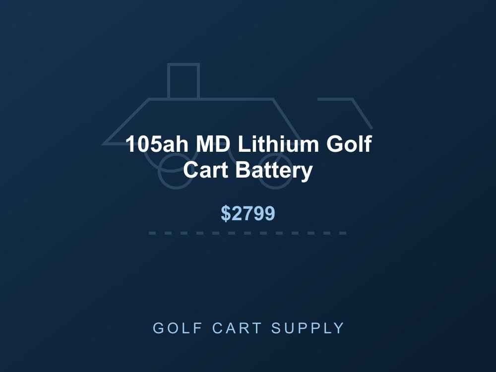 105ah MD Lithium Golf Cart Battery from Golf Cart Supply