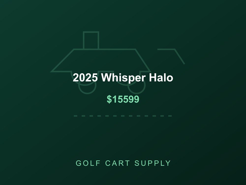 2025 Whisper Halo from Golf Cart Supply