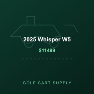 2025 Whisper W5 from Golf Cart Supply