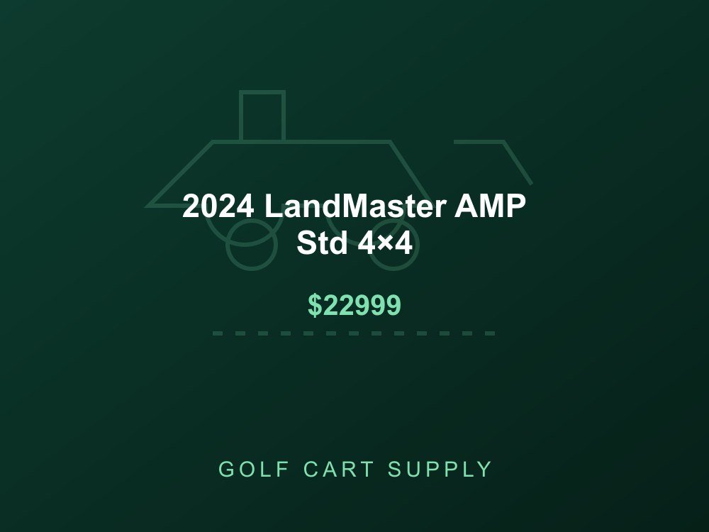 2024 LandMaster AMP Std 4×4 from Golf Cart Supply