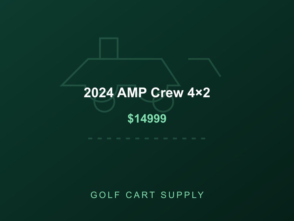 2024 AMP Crew 4×2 from Golf Cart Supply