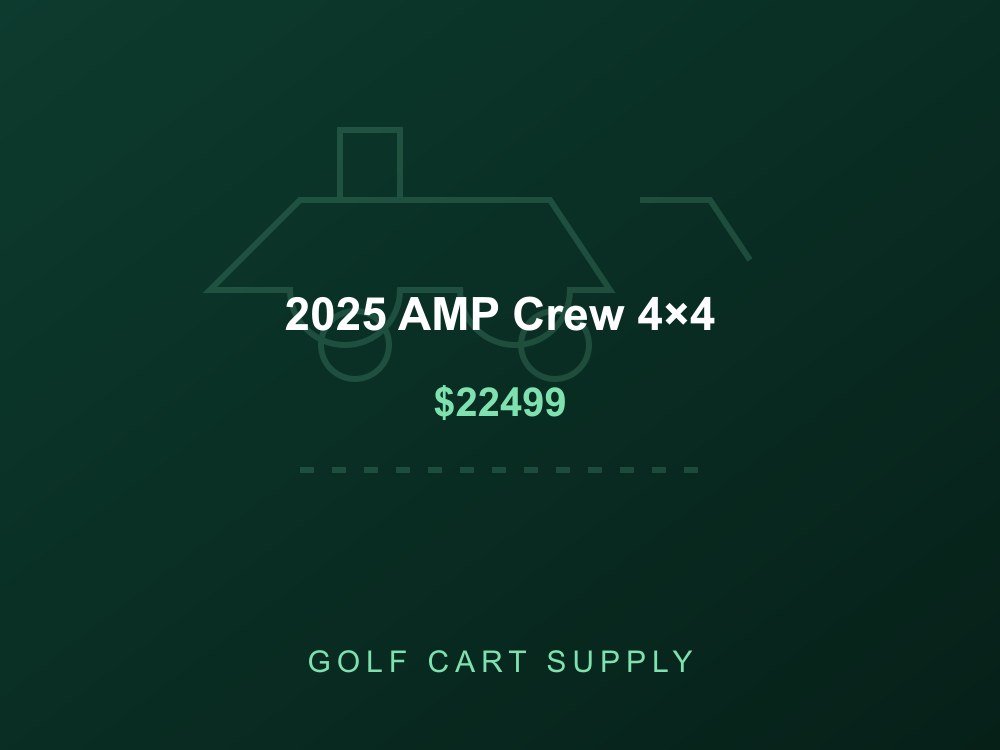 2025 AMP Crew 4×4 from Golf Cart Supply