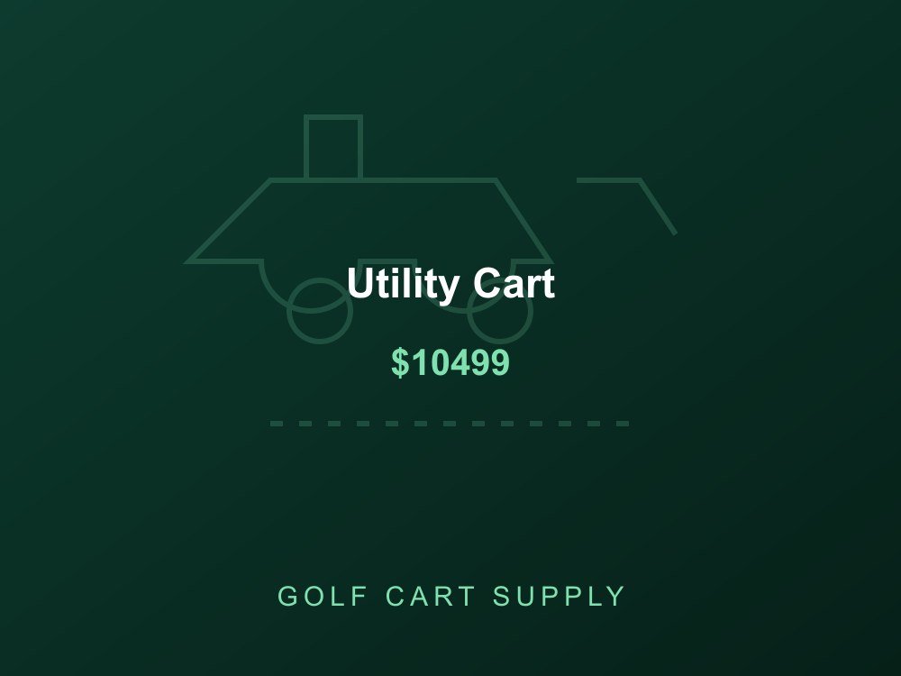 Utility Cart from Golf Cart Supply
