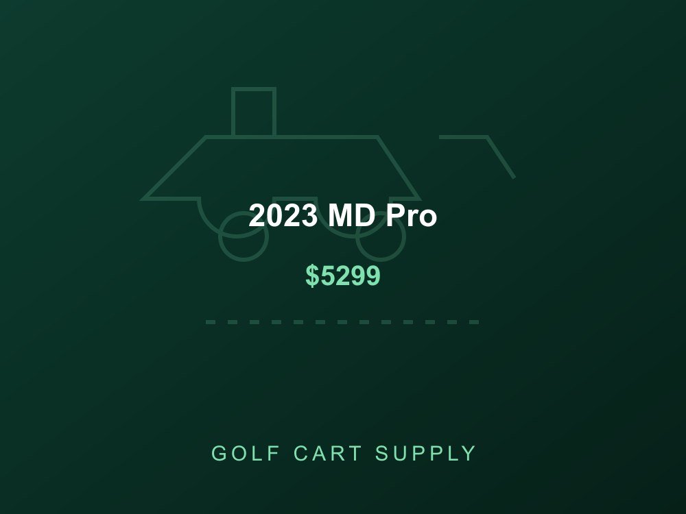 2023 MD Pro from Golf Cart Supply